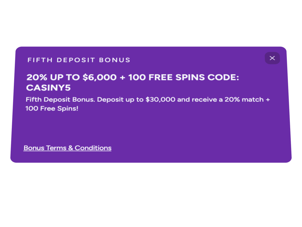 Casiny bonus code